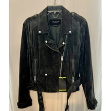 Marc New York Women's Suede Moto Jacket NWT
