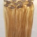 20 100% Clip in Human Hair Extensions 7Pcs,14 clips # 27/613