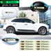 BRAND NEW UNIVERSAL 8PCS CADILLAC GLOWS IN THE DARK GREEN BADGE EMBLEM STICKER