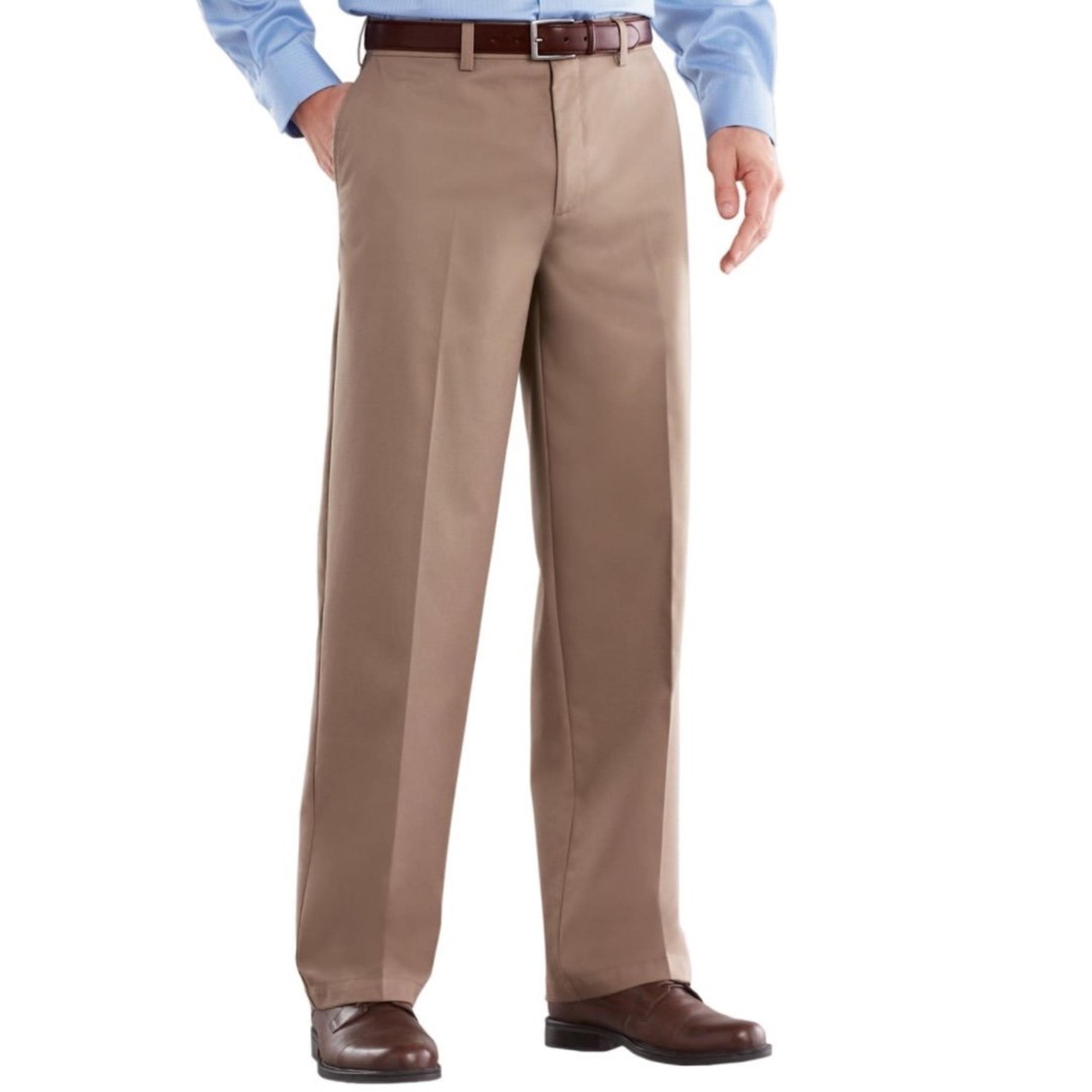 NWT men’s Croft & Barrow easy care flat front khakis SZ 44x30