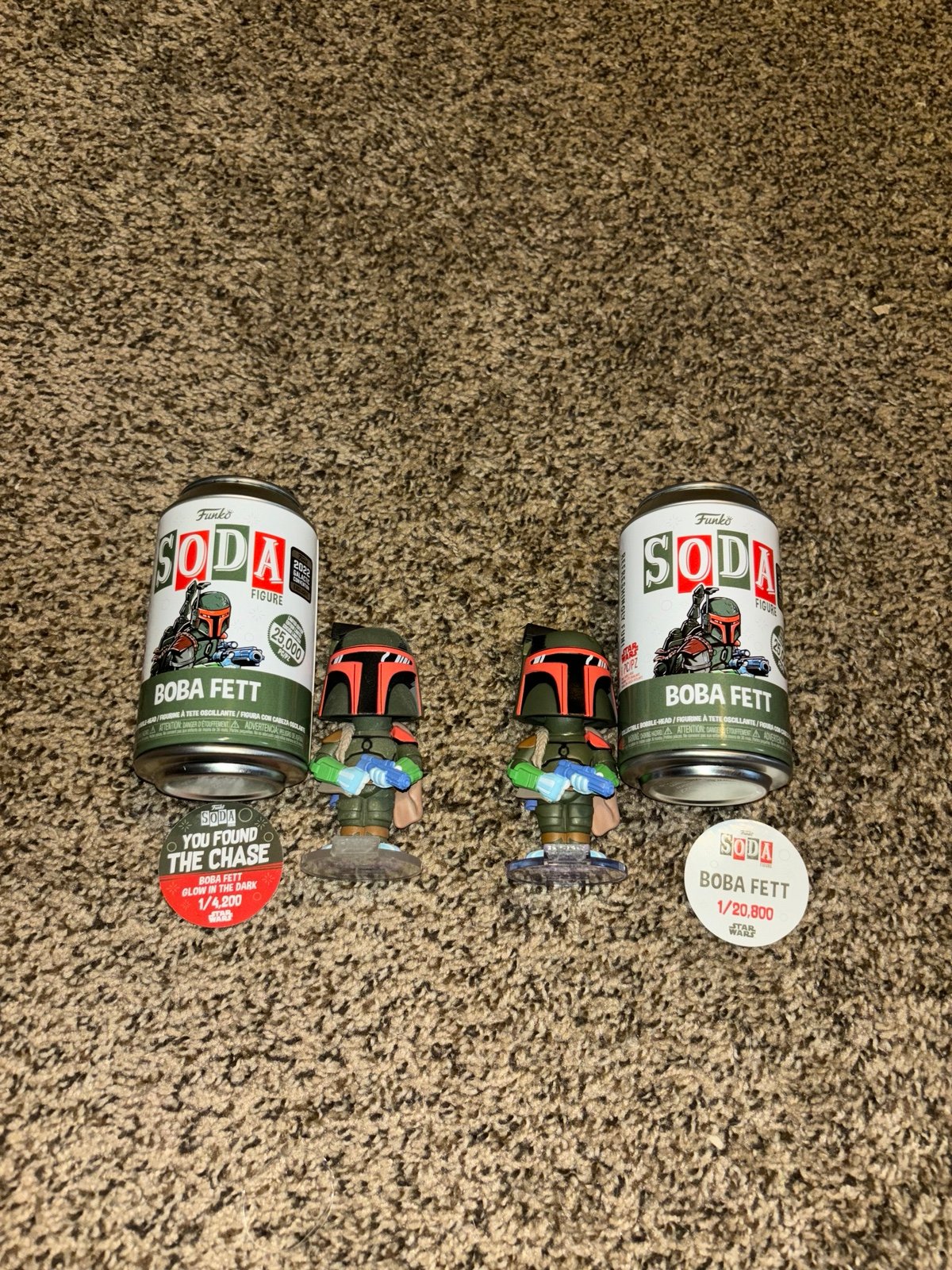 Boba Fett Soda Vinyl Bundle - Regular and Chase