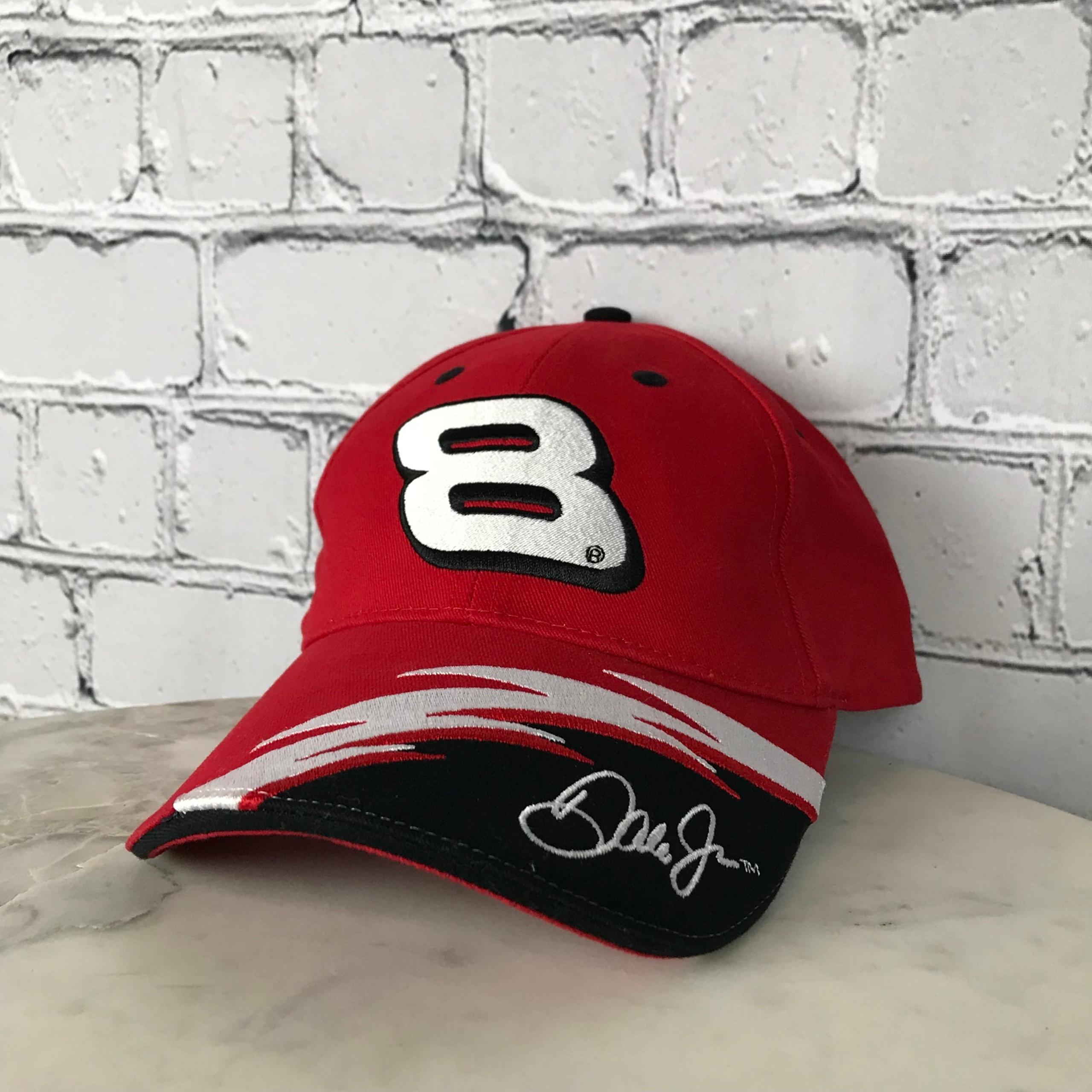 Winner’s Circle Dale Earnhardt Jr Men’s Red NASCAR Racing Dad Hat