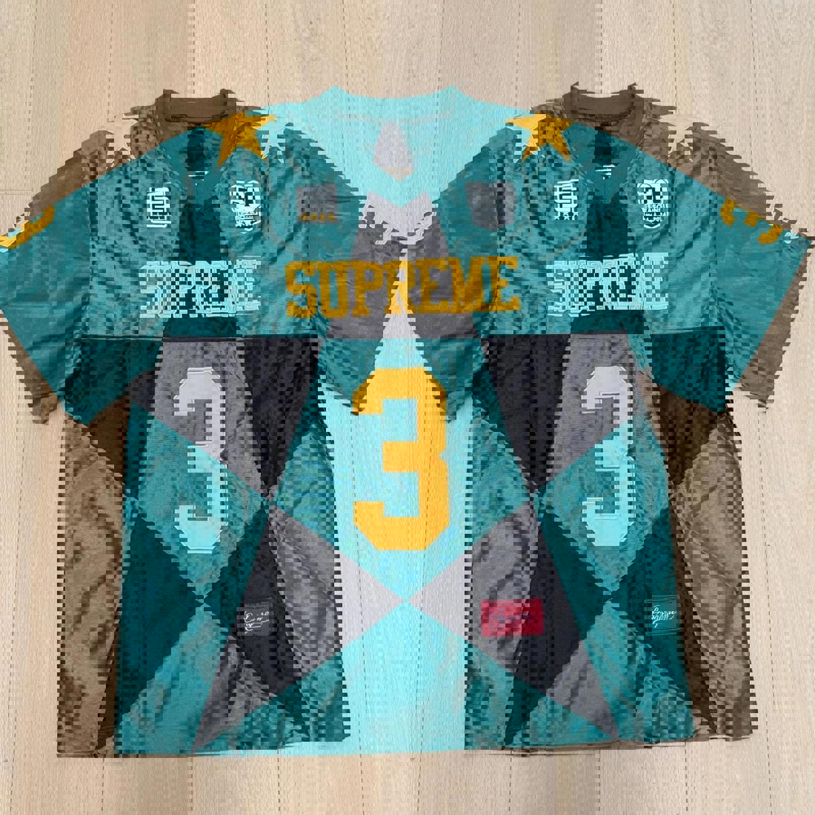 Supreme Star Football Jersey Dark Green