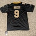 New Orleans Saints Drew Brees jersey black adult large (Rare Tom Benson patch)