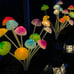 Solar Lights Outdoor Garden, Upgraded 24 LEDs Mushroom Stake Lights, Waterproof