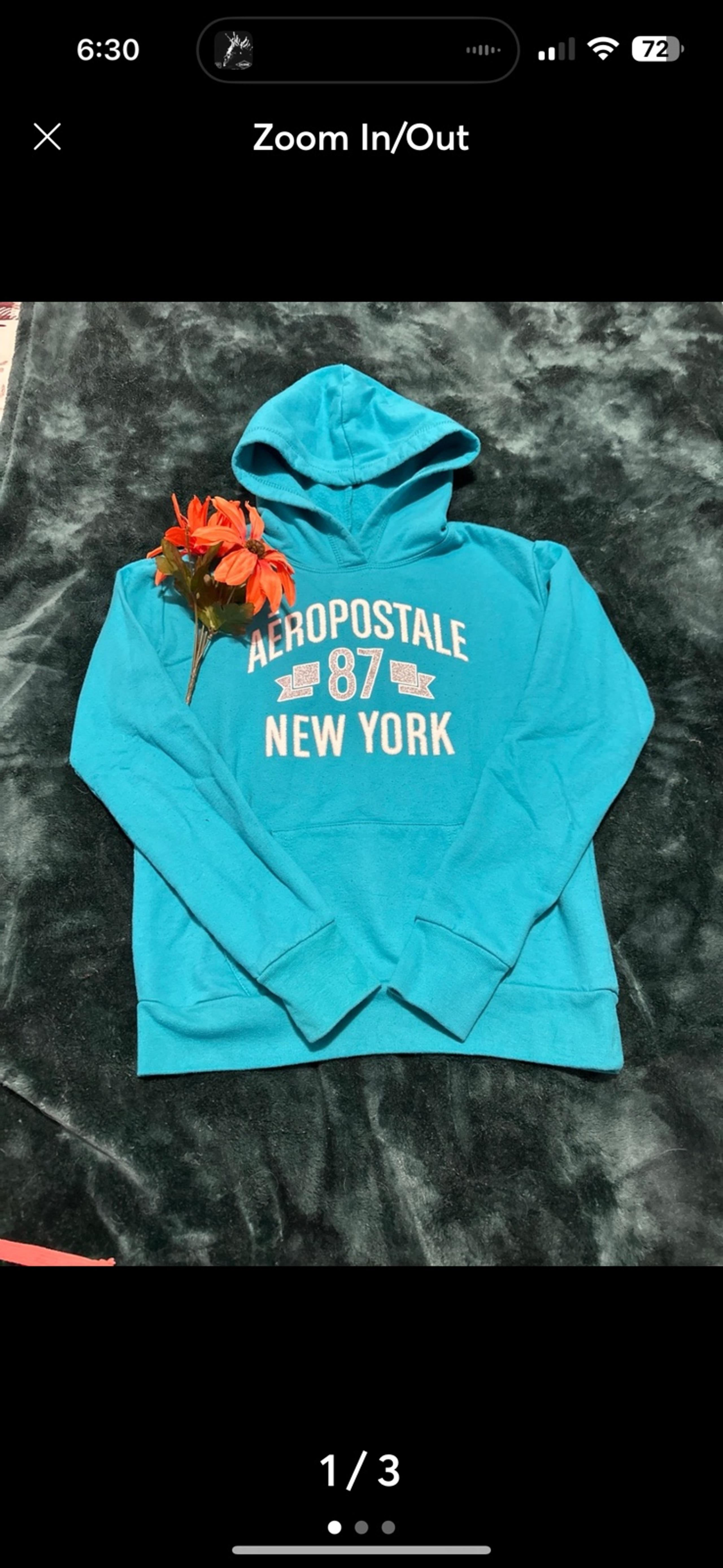 Women’s blue Y2K Aeropostale hoodie!