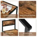3pcs Dining Set Compact Table and 2 Chair Home Kitchen Breakfast Antique