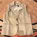 New Elleme Paris Cotton Vest in Beige, Size 34