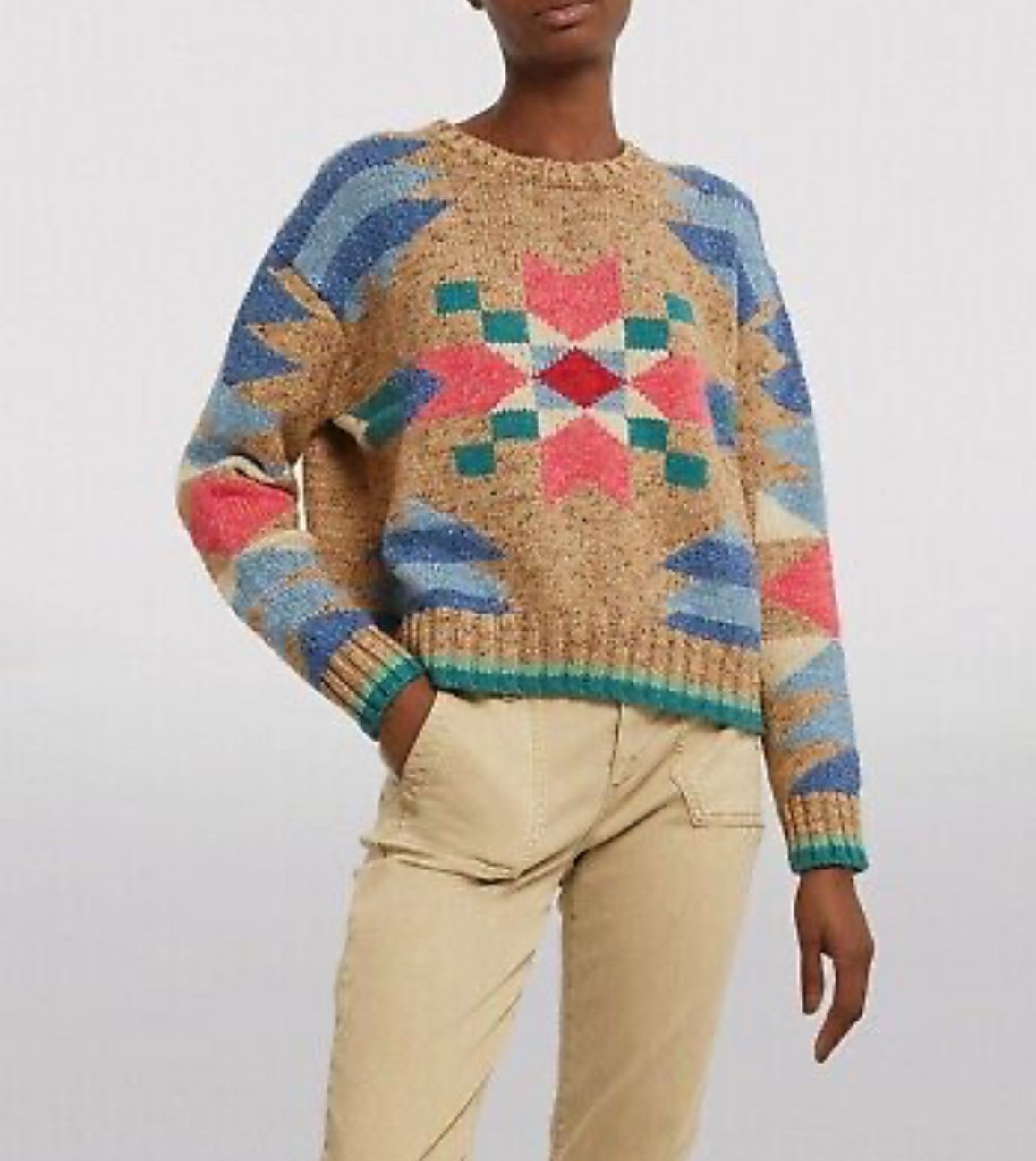 Polo Ralph Lauren Southwestern wool blend sweater