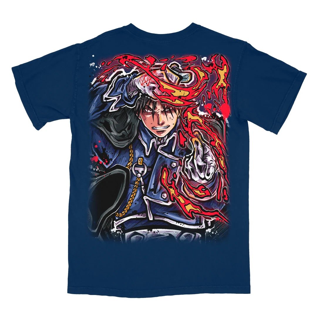 Spend Your Yen Roy Mustang Hellfire Snap Heavyweight Tee