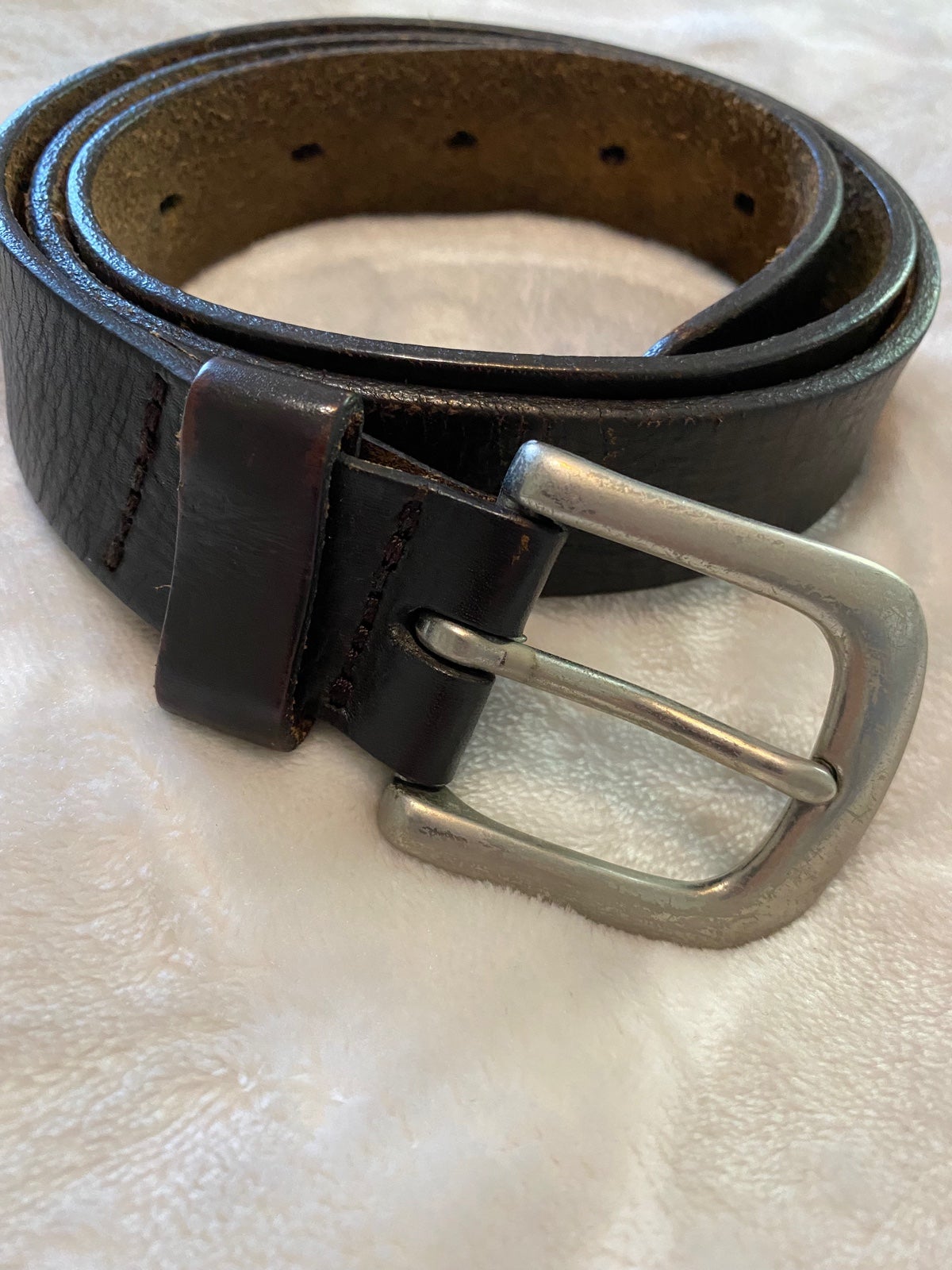 great offers Genuine leather Dark brown belt Men great offers Genuine leather Dark brown belt Men