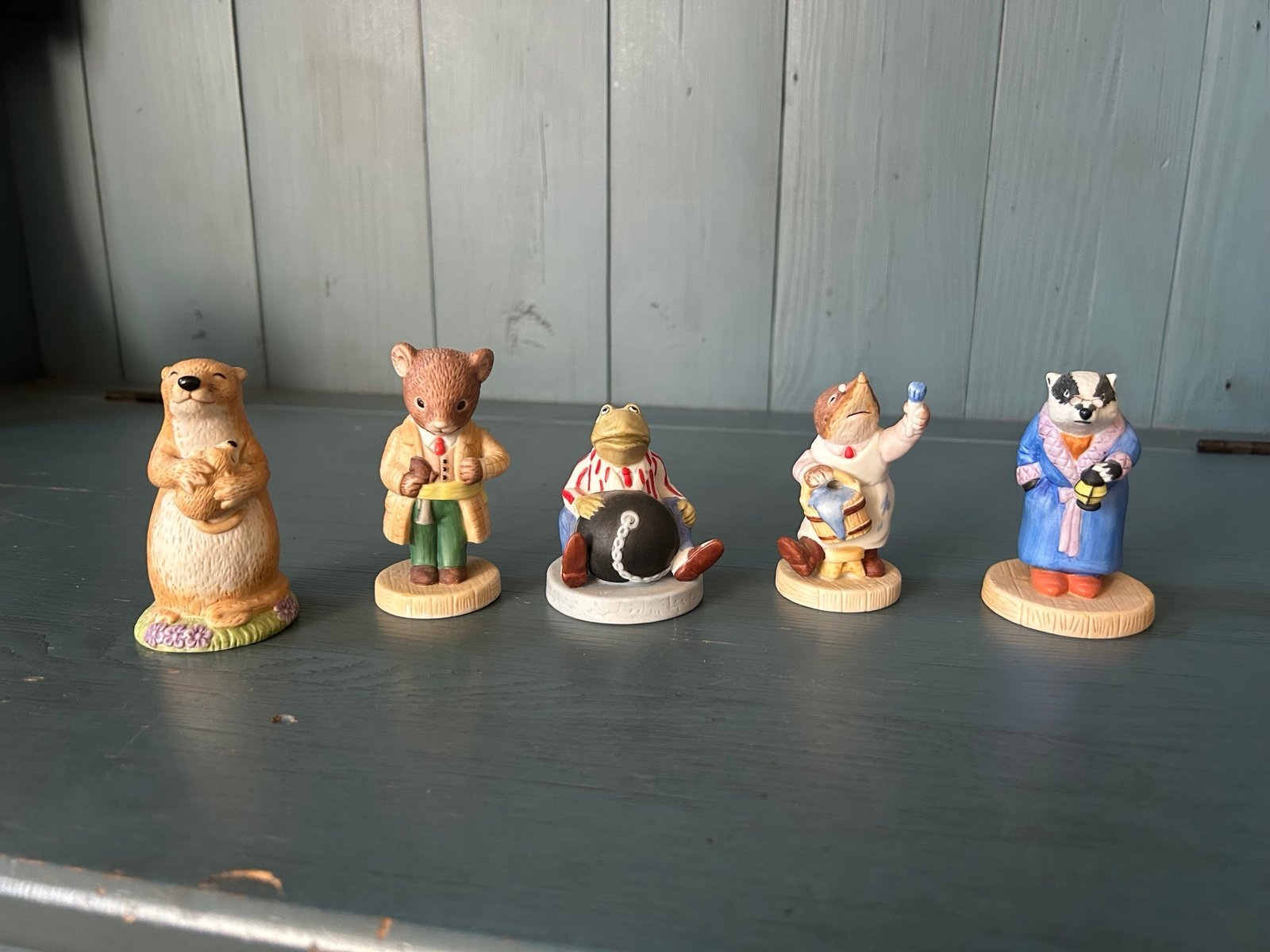 The Wind In The Willows Sigma Collection (Set Of 5) Figurines Vintage-excellent