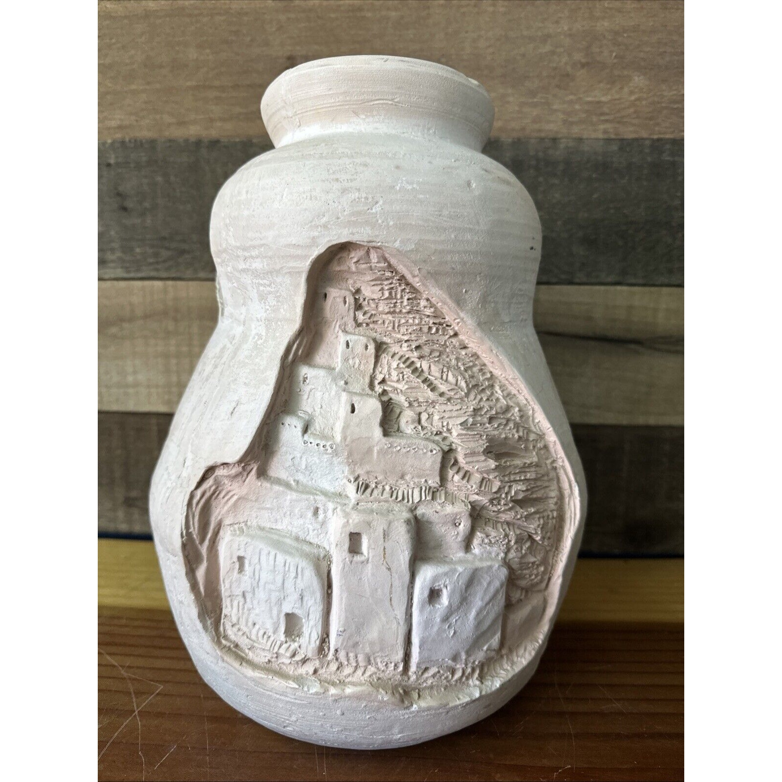 Hill Top Casita Comanche Land Pottery Vase 1989 Southwestern 12” Tall