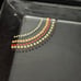 Set of four vintage retro Mcm square glass dinner plates 10 inches