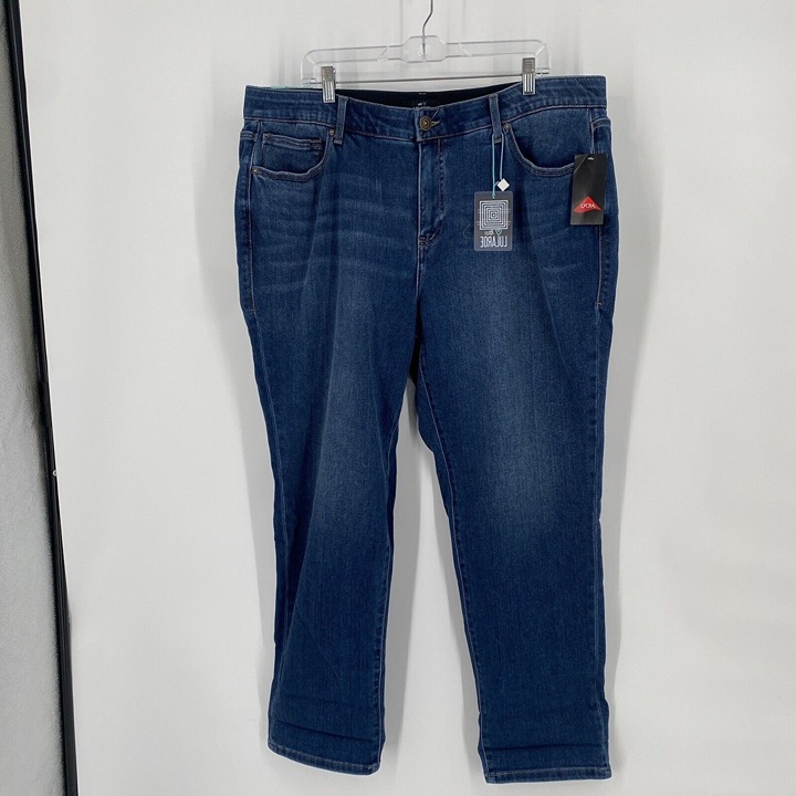 LuLaRoe Jeans Women’s 40 blue boyfriend plus classic business casual stretch