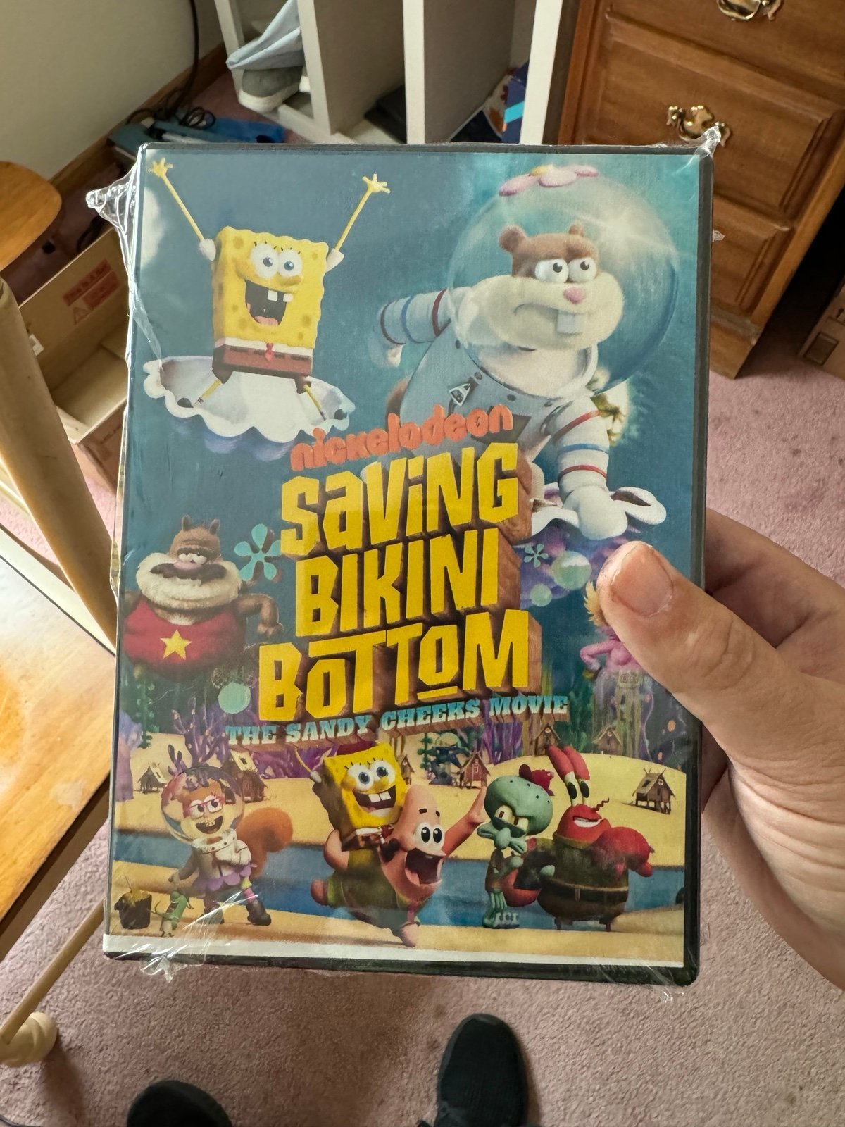 Saving bikini bottom sandy cheeks movie dvd