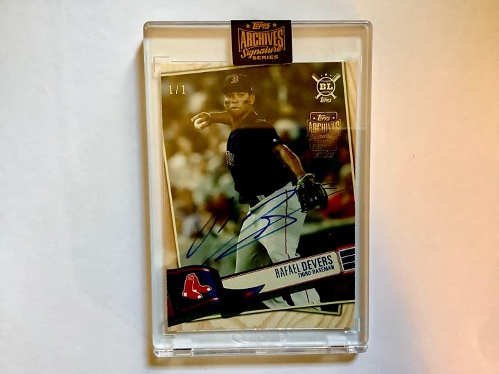 2019 Topps Five Star Rafael Devers Autograph Boston Red Sox