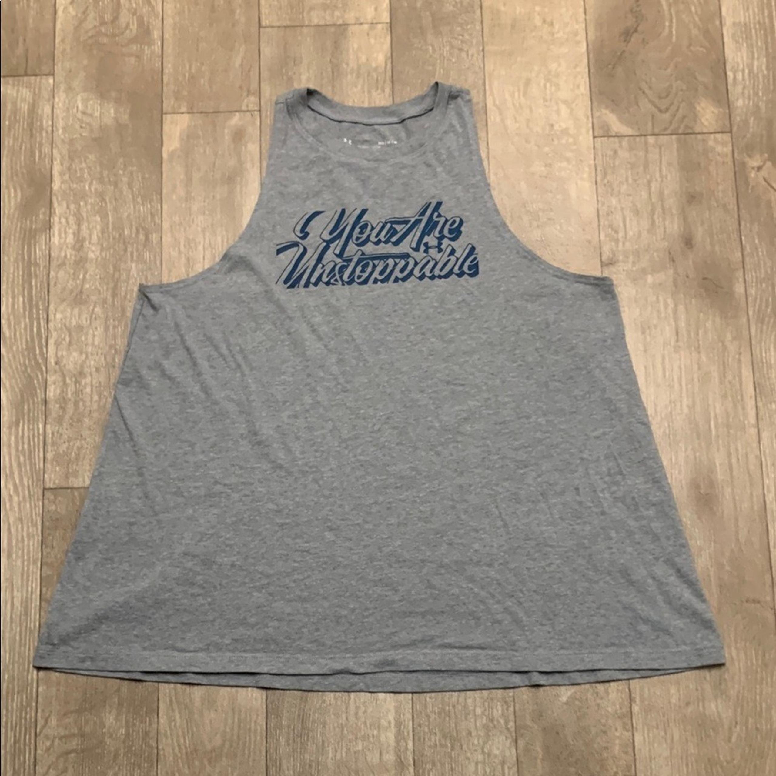 Womens Under Armour Loose Fit Athletic Active Tank Top Shirt