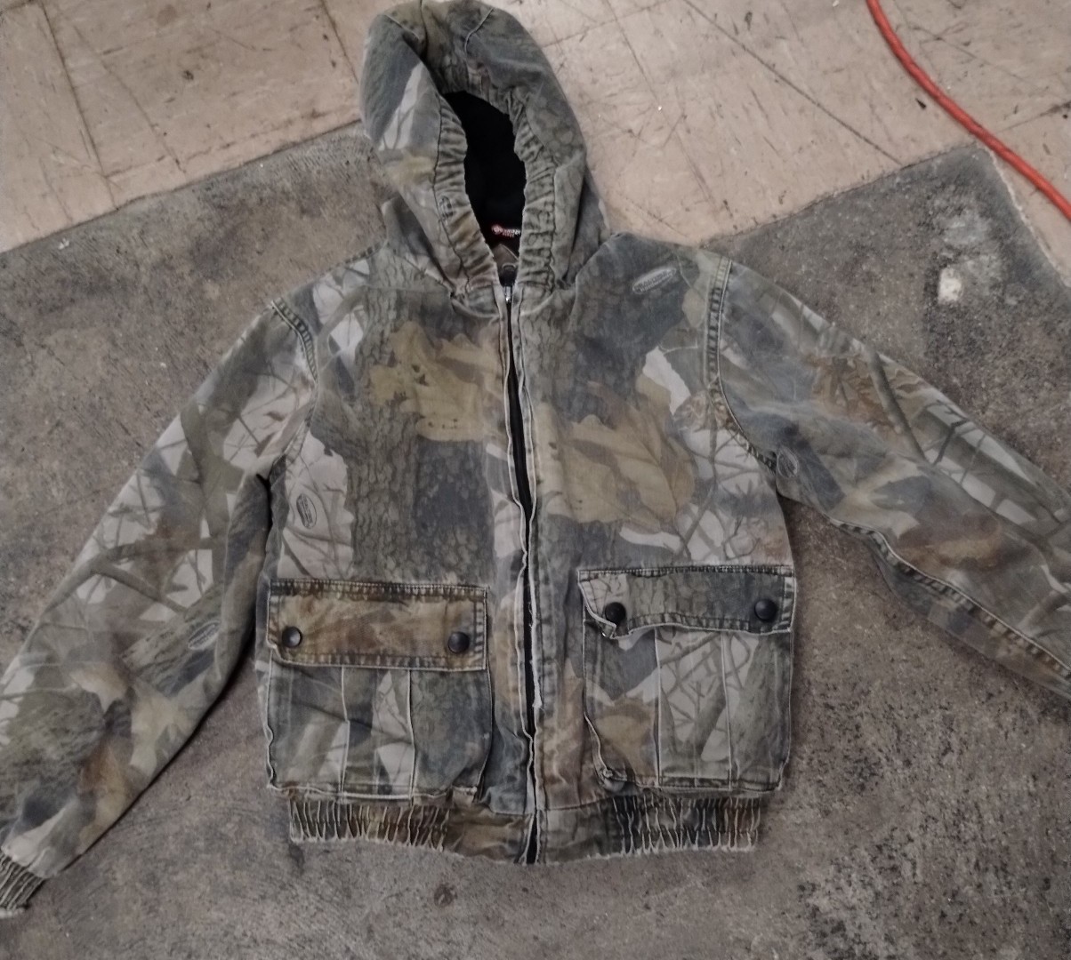 Outfitters Ridge kids camo coat VINTAGE