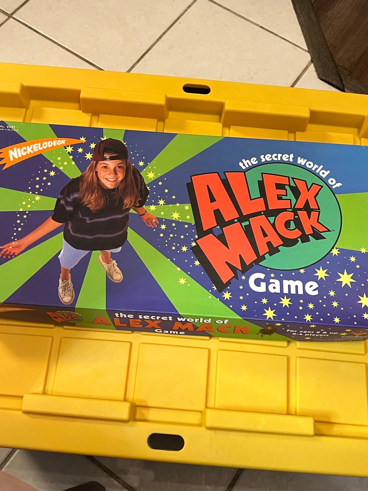 1997 Cardinal Nickelodeon The Secret World of Alex Mack Board Game