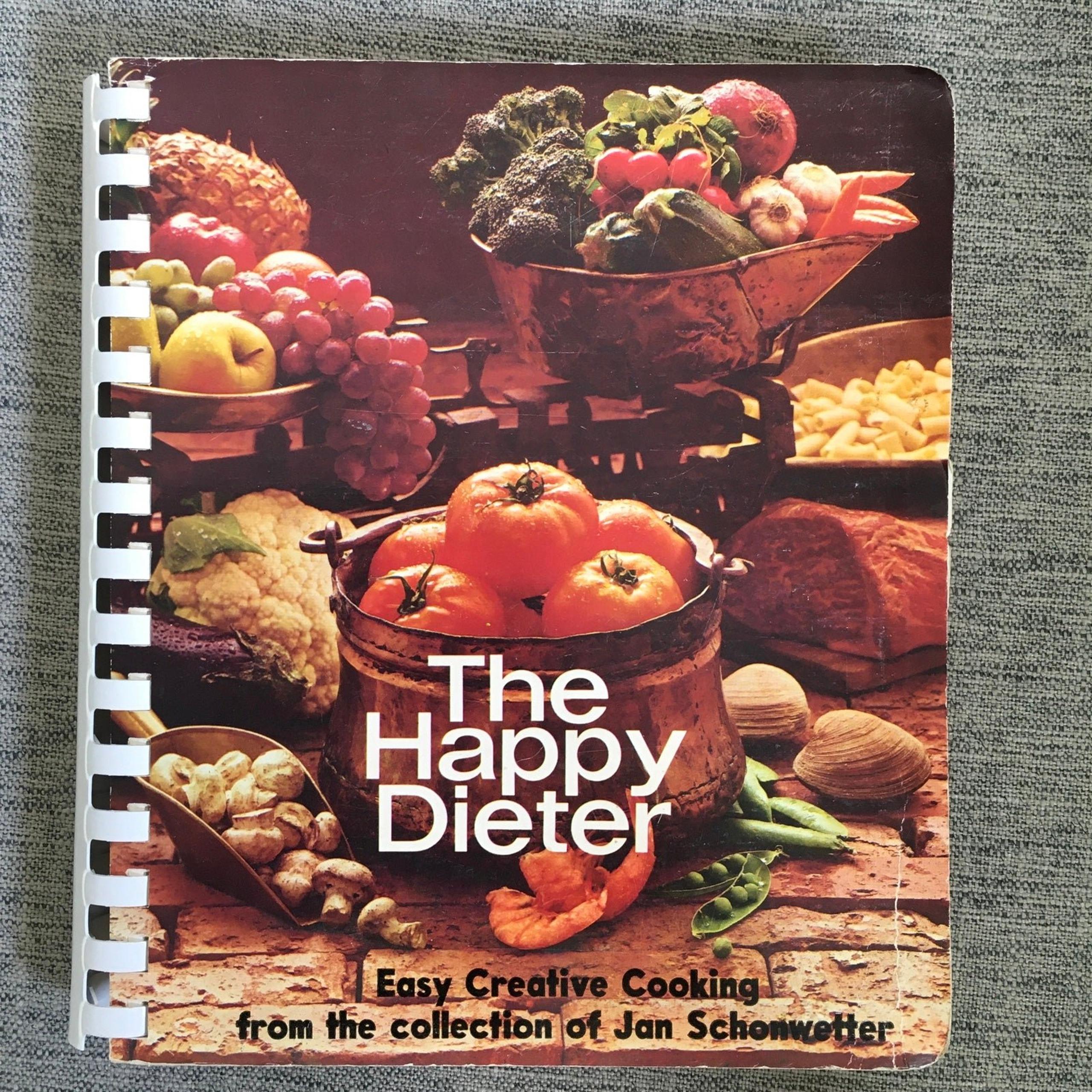 “The Happy Dieter” Vintage Cookbook - 1974 - HTF - Unique Vintage