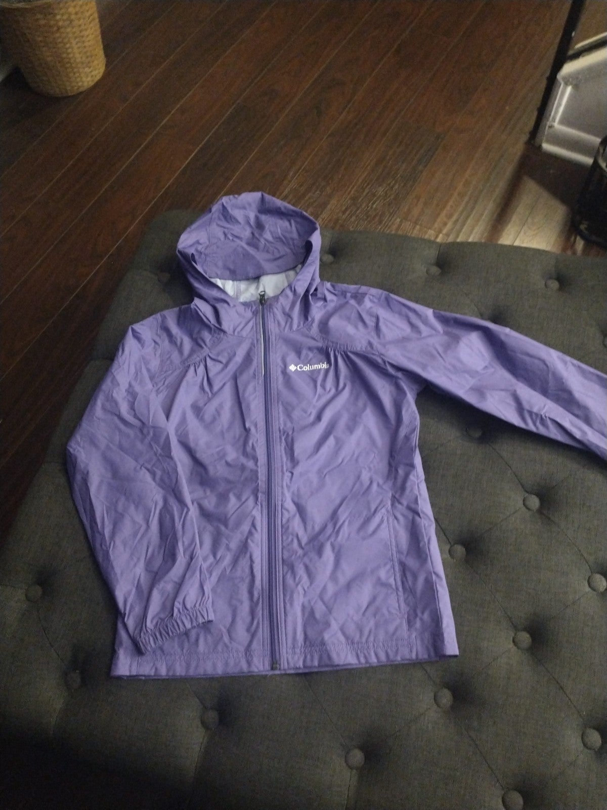Columbia zipper windbreaker girls 8 m