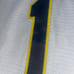 #1 Michigan Wolverines Adidas Jersey Men Medium Euc Sewn Football Big 10 White