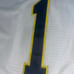 #1 Michigan Wolverines Adidas Jersey Men Medium Euc Sewn Football Big 10 White