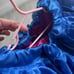 costume burgundy gown