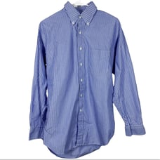 J. PRESS Men's Oxford Striped Buttondown Shirt 15.5-34