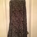 Lularoe Snow Leopard Deanne Wrap Skirt m