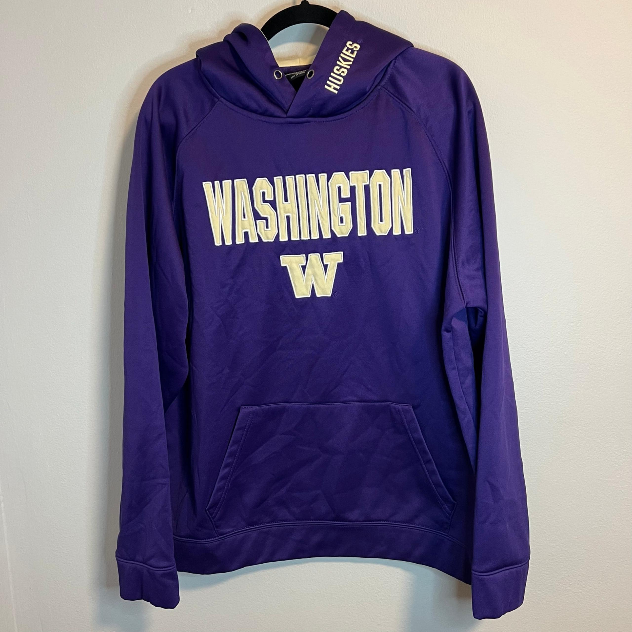 Washington Huskies Colosseum UW Embroidered Hoodie Sweatshirt NCAA Mens Size XL