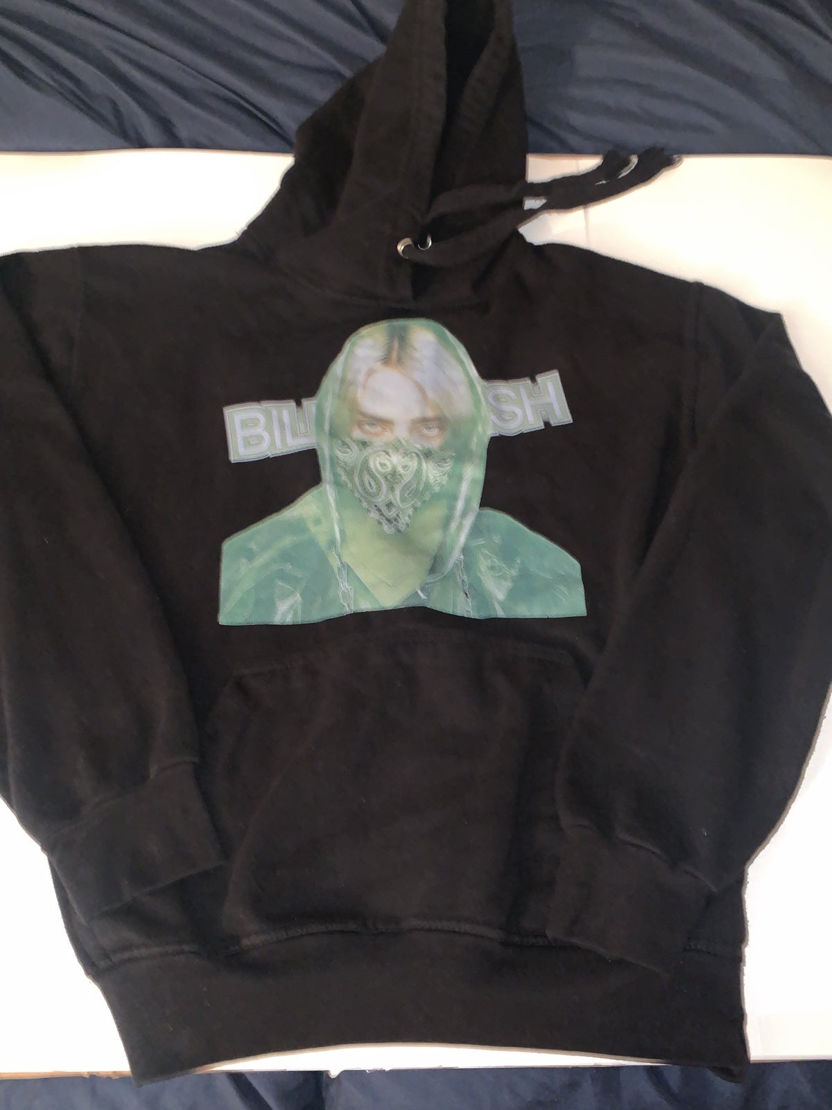 Singer Billie Eilish big potrait hoodie