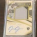 2019 Panini Immaculate Josh Jacobs Rookie Patch Auto /99 Raiders