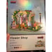 Flower Friend House Building Set, Creative Greenhouse Building Toy Set with LED