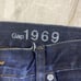 Gap 1969 Authentic Skinny Men's Jeans Distressed 34 x 32 Medium Wash Blue