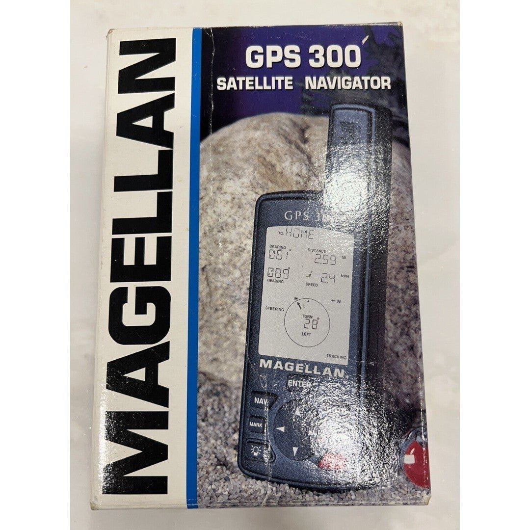 Magellan GPS 300 2.2-Inch Portable Satellite Navigator Handheld GPS TESTED - NOS