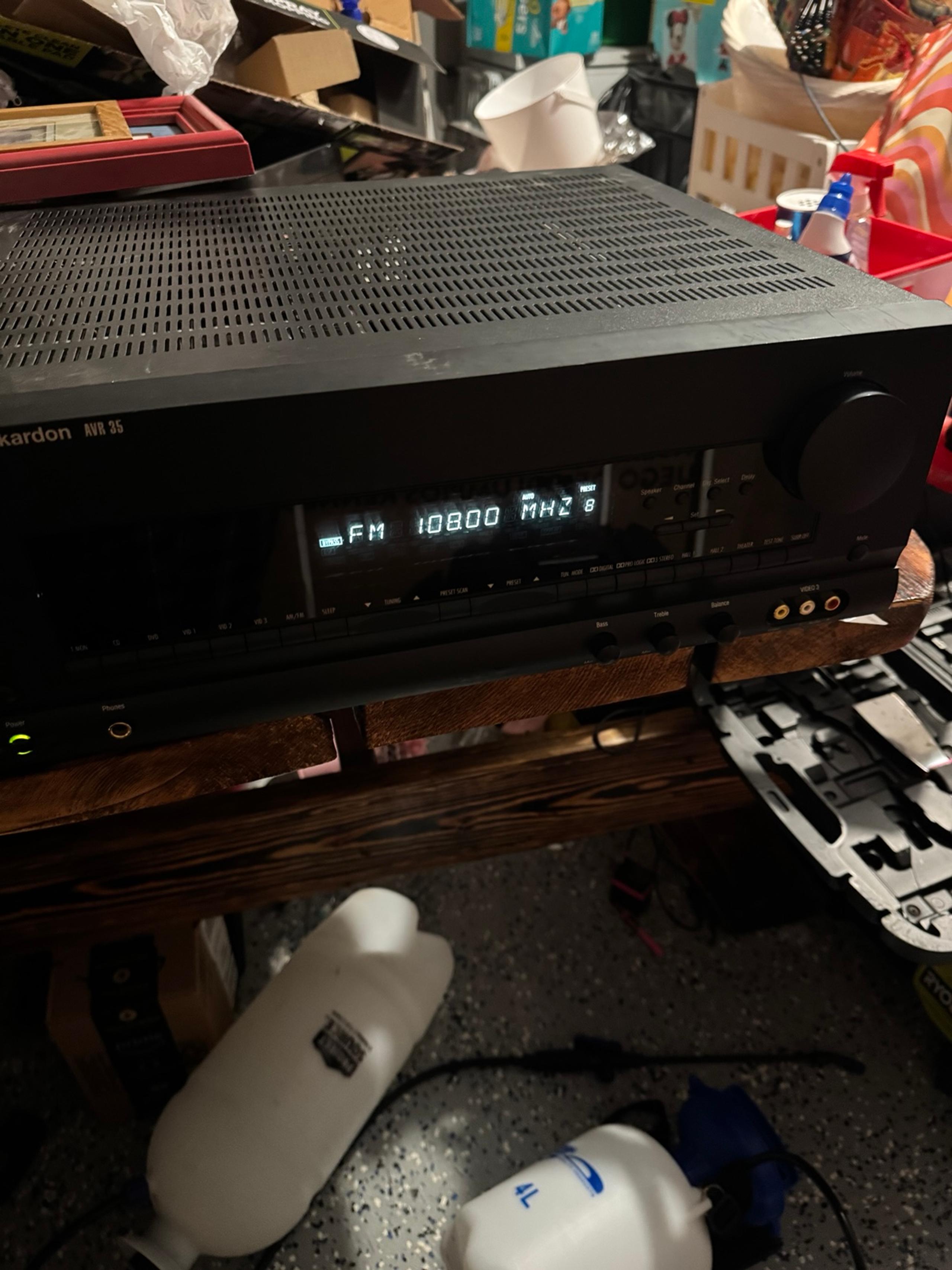 Harman Kardon AVR 35 5.1 Ch Audio Video Receiver Amplifier Dolby Digital 1998
