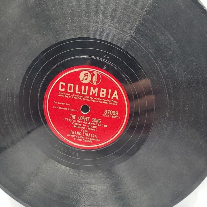 The Coffee Song / The Things We Did Last Summer Frank Sinatra Vintage 78 Shellac