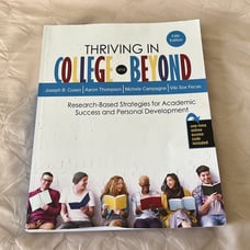 TEXT BOOK Thriving in College and Beyond