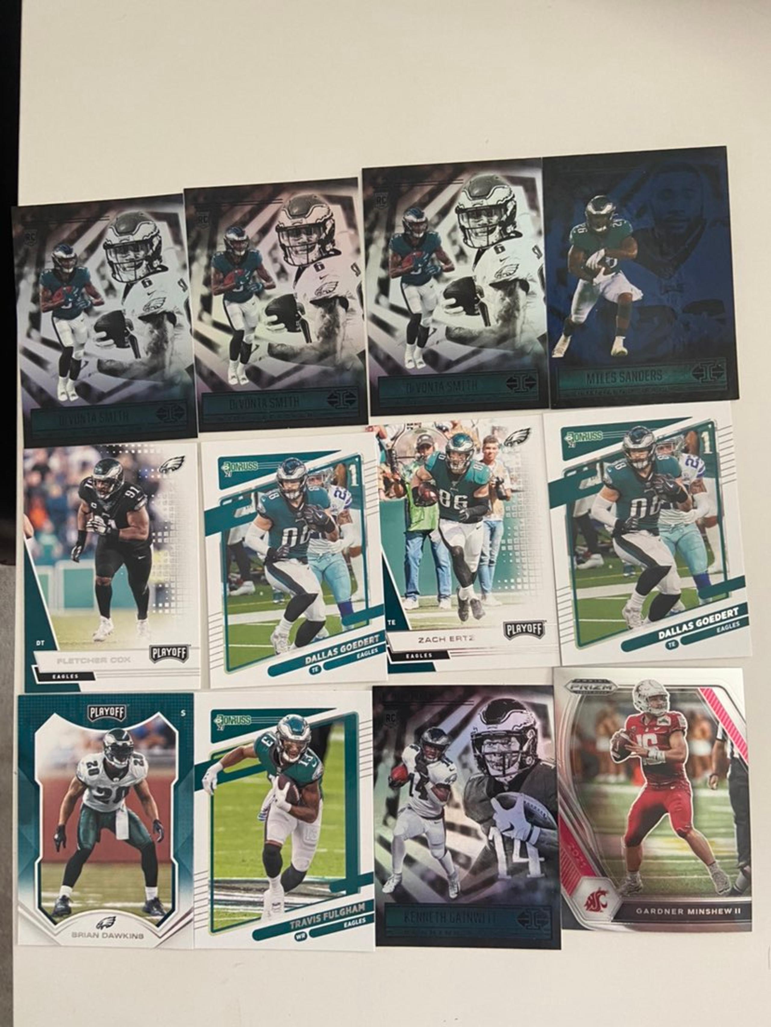 Philadelphia Eagles NFL Football Card Lot
