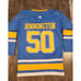 Adidas Authentic Jordan Binnington St. Louis Blues NHL Jersey Blue Size 50