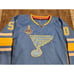Adidas Authentic Jordan Binnington St. Louis Blues NHL Jersey Blue Size 50