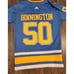 Adidas Authentic Jordan Binnington St. Louis Blues NHL Jersey Blue Size 50