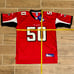 Vintage Ed Hartwell #50 Autographed Atlanta Falcons Reebok Jersey Size XL Signed