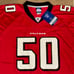 Vintage Ed Hartwell #50 Autographed Atlanta Falcons Reebok Jersey Size XL Signed