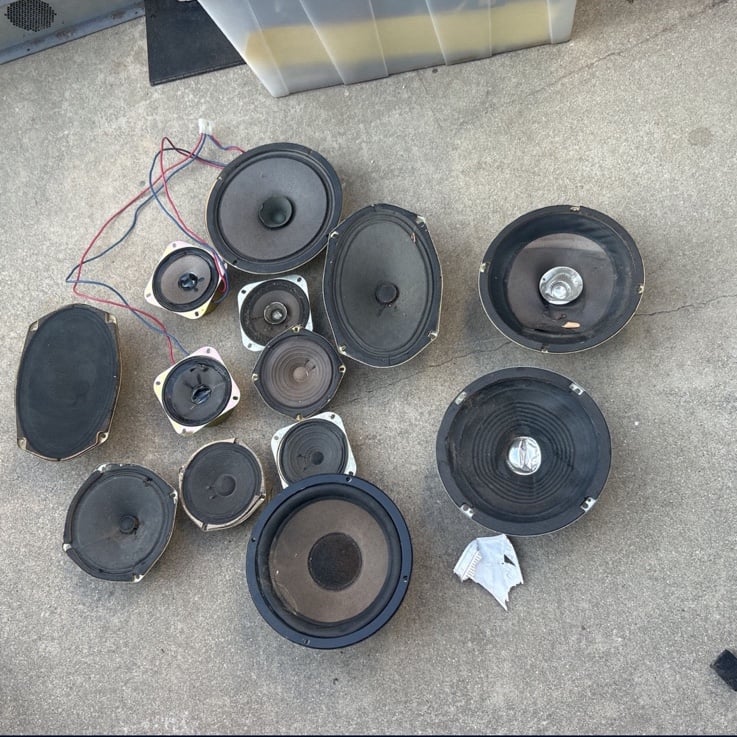 Lot of Arcade Video Game Speakers