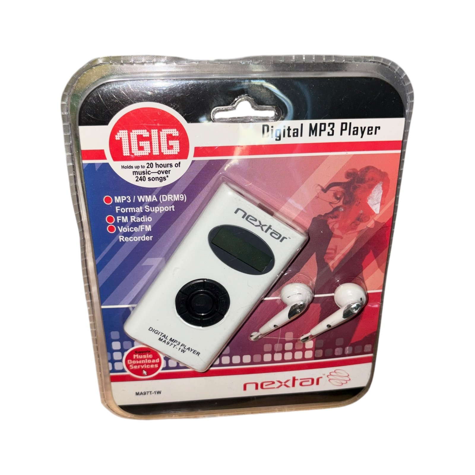 Nextar 2005 1 GIG Digital MP3 Player MA97T-1W White Brand New Sealed