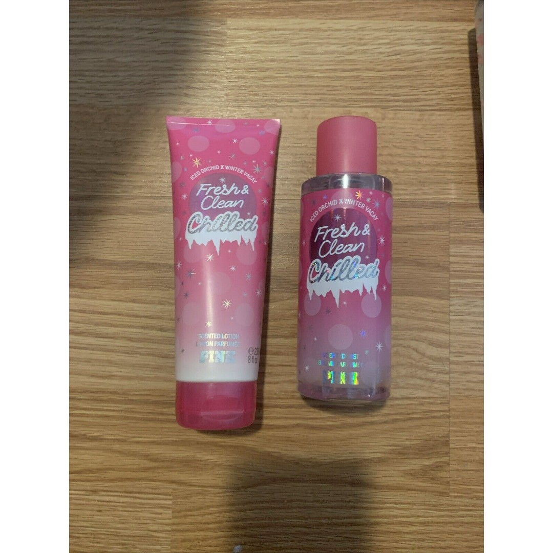 Victoria’s Secret Fresh And Clean Chilled Body Lotion & Body Mist Set