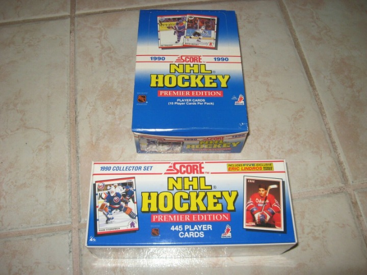 LOT 2 NEW 1990 Score NHL Hockey Premier Edition Factory Sealed SET PACKS GRETZKY